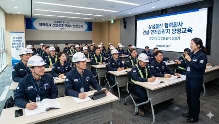 삼성물산, 협력회사 건설·안전관리자 양성교육 실시