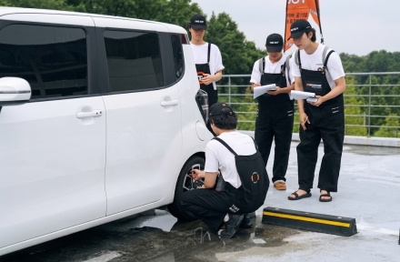 한국타이어, 추석 앞두고 대전시청서 타이어 무상 안전점검