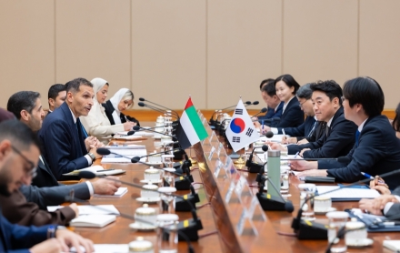 강훈식·칼둔 UAE 행정청장 회동…한-UAE 650억 달러 협력사업 이행 점검