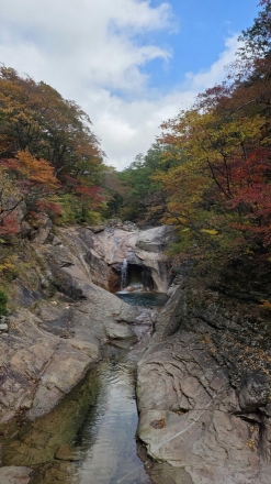 [한국의 명소] 가을빛으로 물든 설악산, 용소폭포에서 만나는 한국의 아름다운 자연
